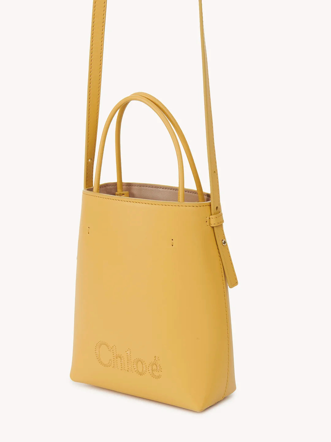 chloé sense micro tote bag