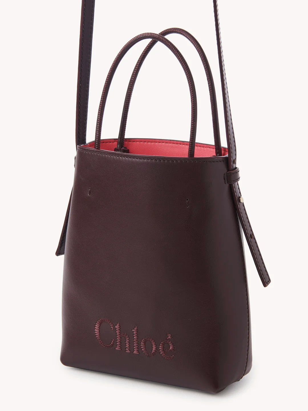 chloé sense micro tote bag