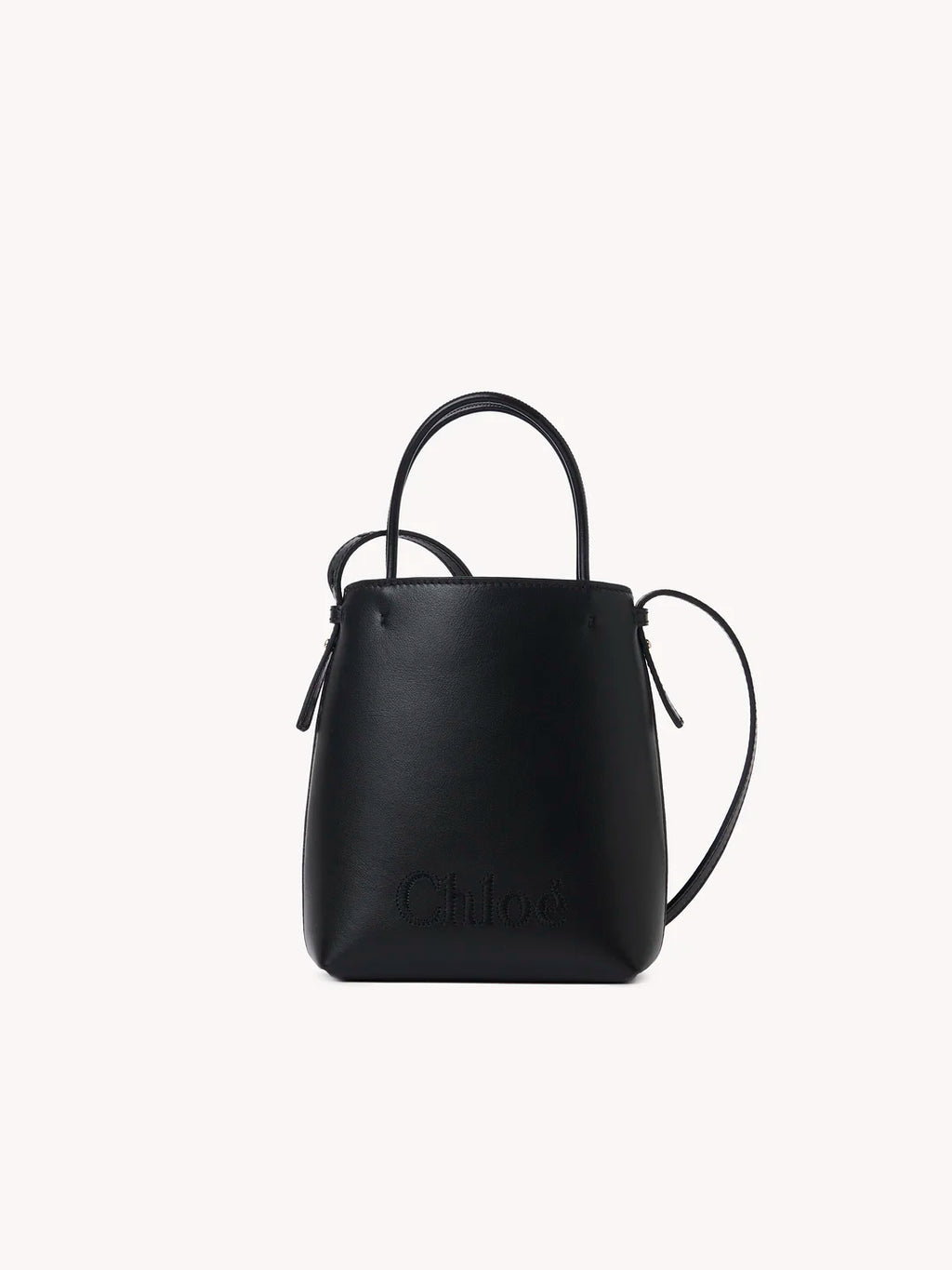 chloé sense micro tote bag