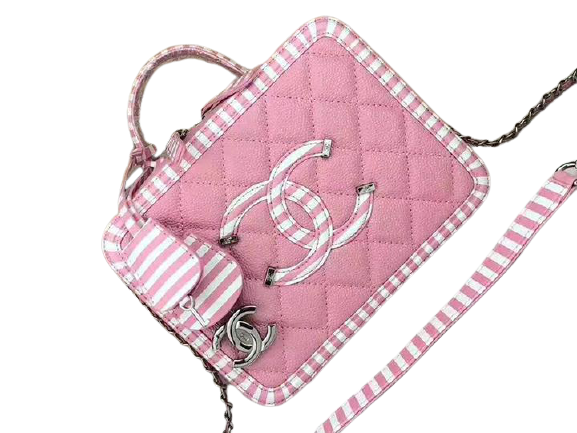 CHANEL VANITY CASE PINK A93343