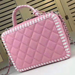 CHANEL VANITY CASE PINK A93343