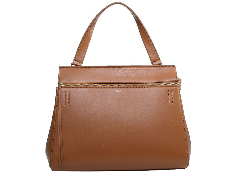 CELINE EDGE IN ORIGINAL LEATHER CAMEL