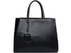 FENDI 2JOURS CALFSKIN TOTE BAG BLACK WITH FUR