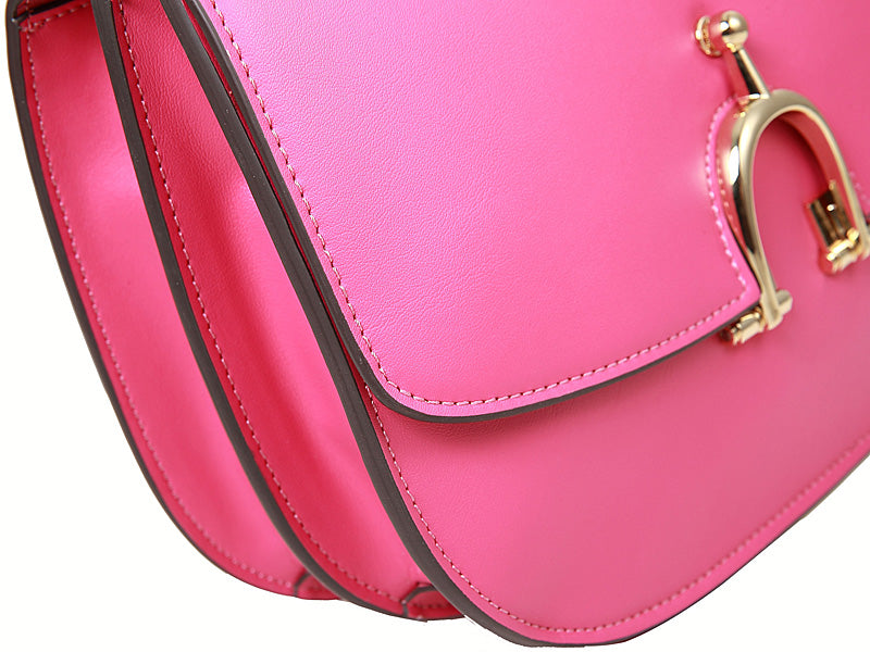 HERMES STIRRUP SHOULDER BAG PEACH