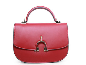 HERMES STIRRUP SHOULDER BAG RED