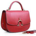 HERMES STIRRUP SHOULDER BAG RED