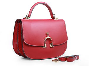 HERMES STIRRUP SHOULDER BAG RED