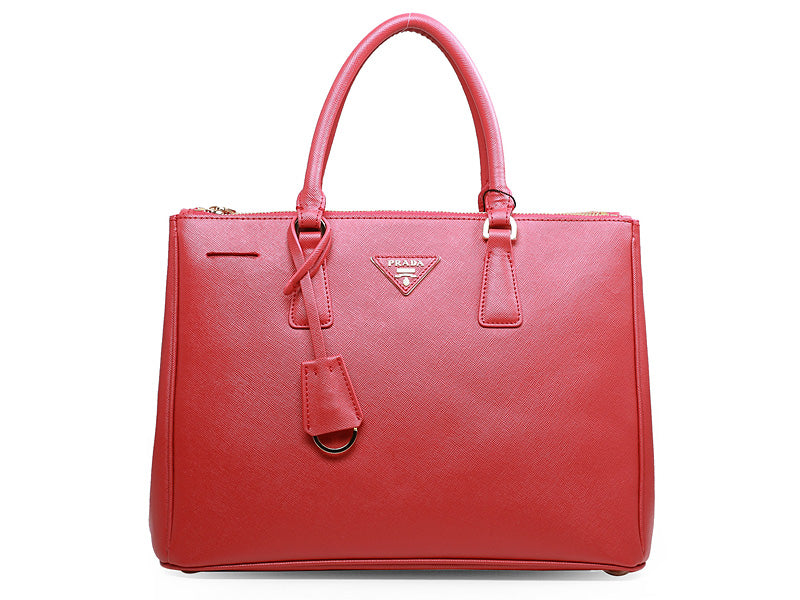 PRADA SAFFIANO LUX TOTE RED