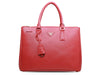 PRADA SAFFIANO LUX TOTE RED