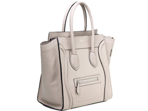 CELINE LUGGAGE MEDIUM TOTE IN CALFSKIN LIGHT KHAKI