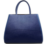 FENDI 2JOURS CALFSKIN TOTE BAG BLUE