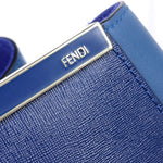 FENDI 2JOURS CALFSKIN TOTE BAG BLUE