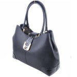 FENDI CHAMELEON LEATHER TOTE BLACK