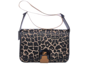 FENDI CHAMELEON LEOPARD SHOULDER BAG