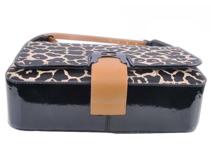 FENDI CHAMELEON LEOPARD SHOULDER BAG