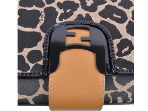 FENDI CHAMELEON LEOPARD SHOULDER BAG