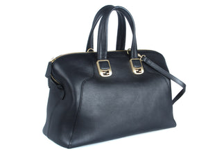 SPRING SUMMER 2012 FENDI CHAMELEON CONVERTIBLE TOTE BLACK