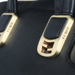 SPRING SUMMER 2012 FENDI CHAMELEON CONVERTIBLE TOTE BLACK