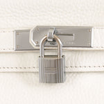 HERMES KELLY 32CM TOGO LEATHER CLEMENCE WHITE