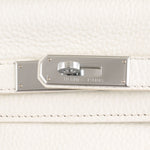 HERMES KELLY 32CM TOGO LEATHER CLEMENCE WHITE