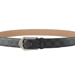 LV RIVETED DAMIER GRAPHITE BELT