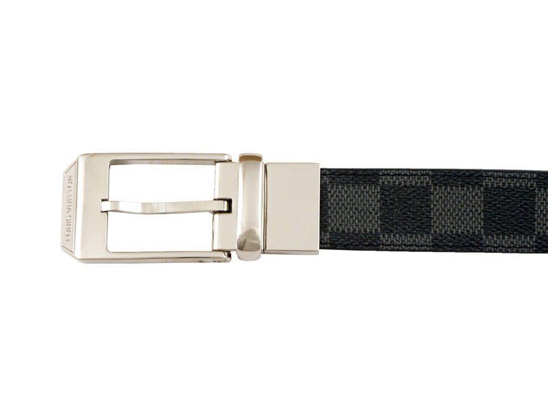 LV SEATTLE DAMIER GRAPHITE REVERSIBLE BELT