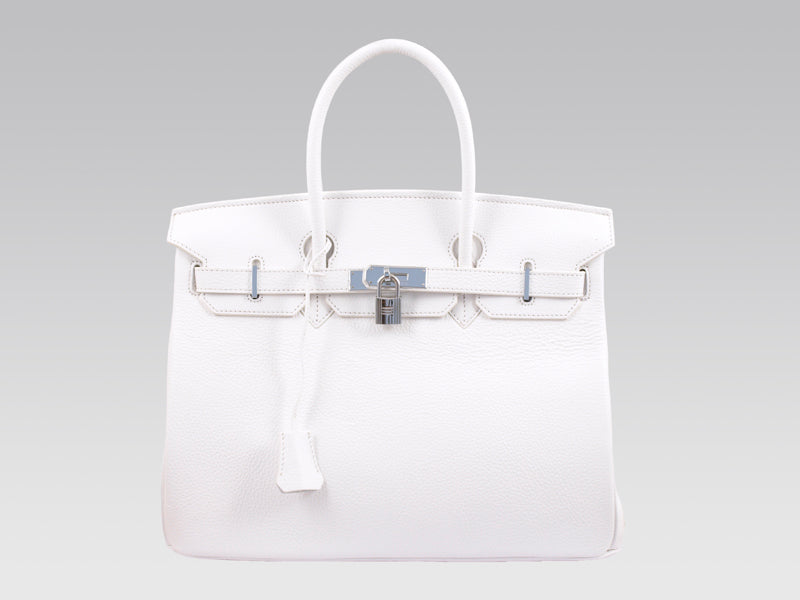 HERMES BIRKIN 35CM TOGO CLEMENCE WHITE