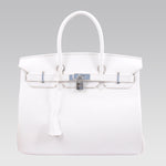 HERMES BIRKIN 35CM TOGO CLEMENCE WHITE