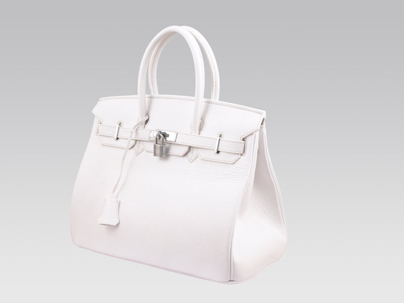 HERMES BIRKIN 35CM TOGO CLEMENCE WHITE