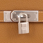 HERMES JYPSIERE 34 MESSENGER BAG CLEMENCE GOLD