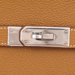 HERMES JYPSIERE 34 MESSENGER BAG CLEMENCE GOLD