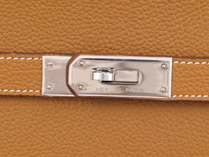 HERMES JYPSIERE 34 MESSENGER BAG CLEMENCE GOLD