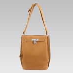 HERMES SO KELLY 22CM CLEMENCE BROWN GOLD