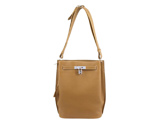 HERMES SO KELLY 22CM CLEMENCE BROWN GOLD