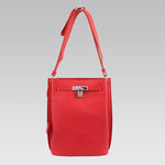 HERMES SO KELLY 22CM CLEMENCE RED