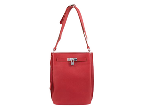 HERMES SO KELLY 22CM CLEMENCE RED