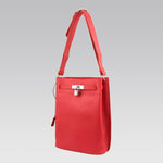 HERMES SO KELLY 22CM CLEMENCE RED