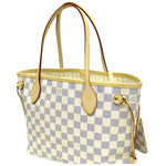 LV DAMIER AZUR NEO NEVERFULL PM BAG