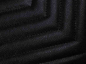 YVES SAINT LAURENT CLASSIC MONOGRAMME SHOPPING BAG IN BLACK GRAIN DE POUDRE TEXTURED MATELASSE LEATHER