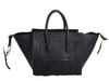 CELINE LUGGAGE PHANTOM SQUARE TOTE BAG TOGO LEATHER BLACK