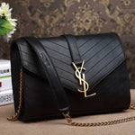 YSL SMALL MONOGRAMME SATCHEL BLACK MATELASSE ANTIQUE GOLD HARDWARE