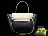 CELINE MINI BELT BAG SMOOTH CALFSKIN BLACK WITH BEIGE