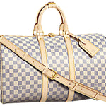 LV DAMIER AZUR KEEPALL BANDOULIERE 45