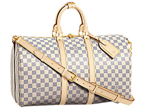 LV DAMIER AZUR KEEPALL BANDOULIERE 45