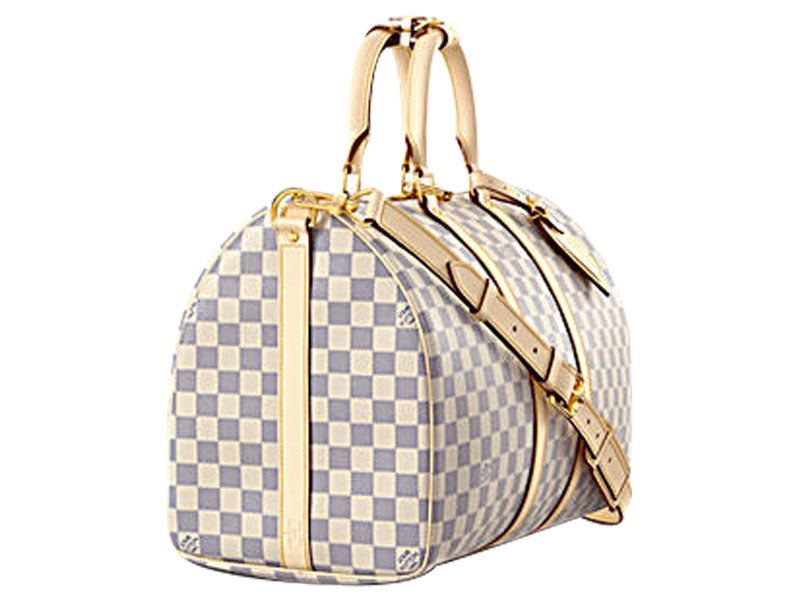 LV DAMIER AZUR KEEPALL BANDOULIERE 45