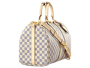 LV DAMIER AZUR KEEPALL BANDOULIERE 45