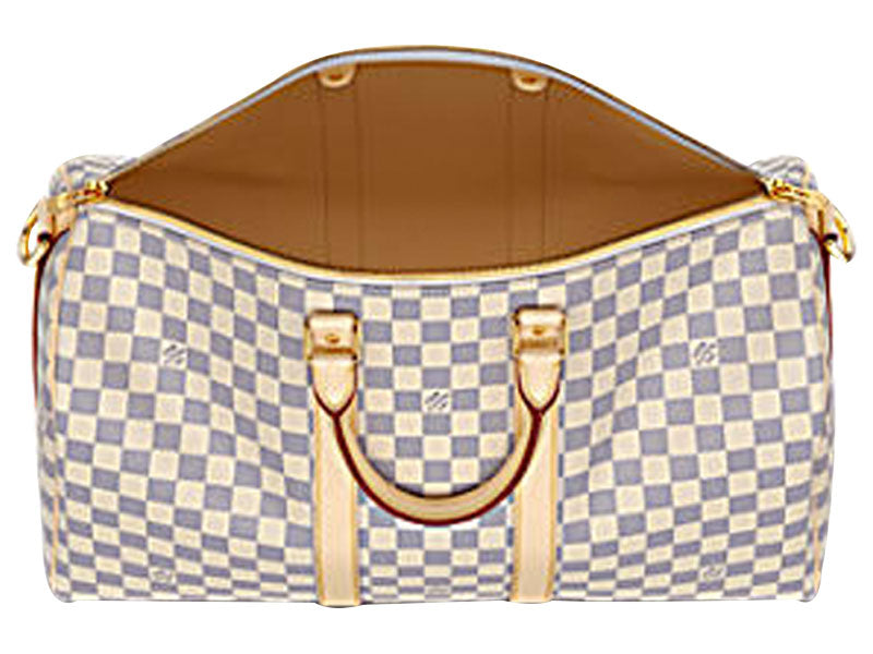 LV DAMIER AZUR KEEPALL BANDOULIERE 45