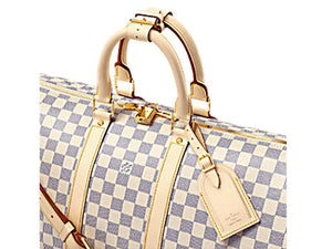 LV DAMIER AZUR KEEPALL BANDOULIERE 45