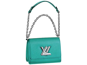 LV EPI LEATHER TWIST MM TURQUOISE