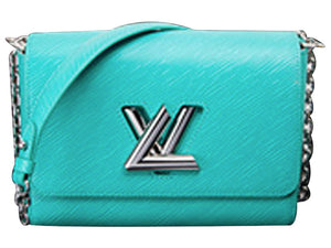 LV EPI LEATHER TWIST MM TURQUOISE